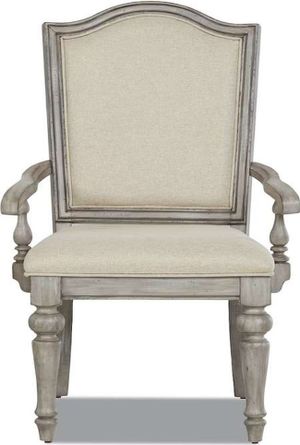 Klaussner® Windmere Aged Grey/Off-White Arm Chair