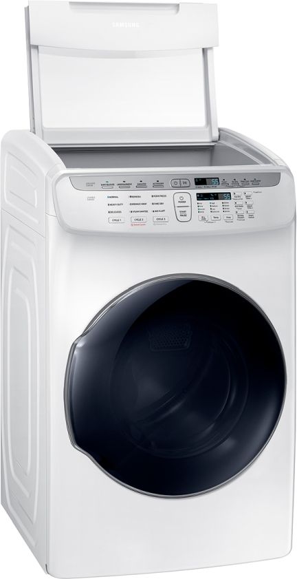 Samsung 7.5 Cu. Ft. White FlexDry™ Electric Dryer 6