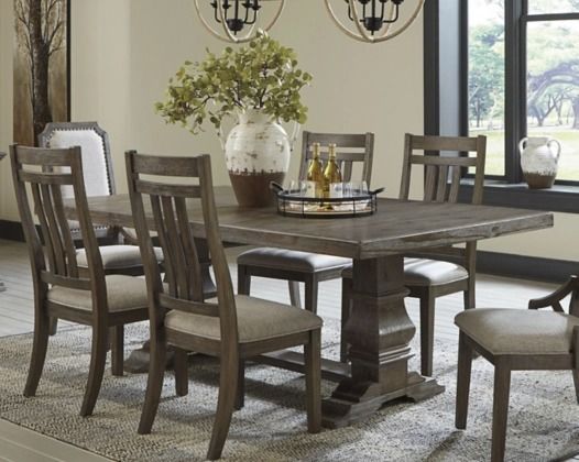 Signature Design by Ashley® Wyndahl 5-Piece Rustic Brown Dining Table Set 3