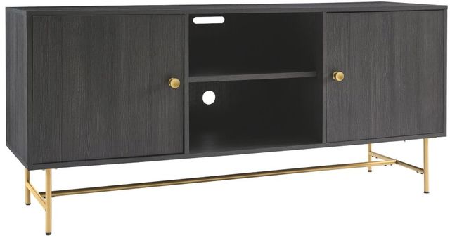 Signature Design by Ashley® Yarlow Black Large TV Stand 0
