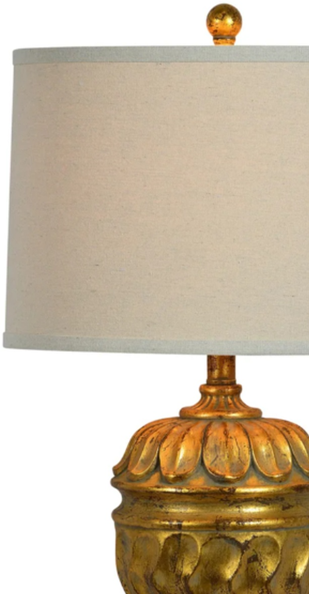 Forty West Roland Gold Table Lamp | Miskelly Furniture