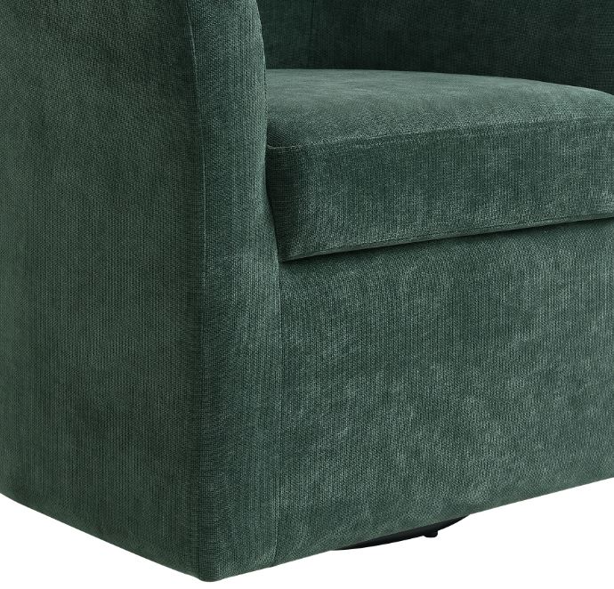 Elements International Torrance Green Swivel Chair | Bob Mills Furniture