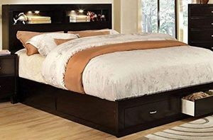 Furniture of America® Gerico II Espresso Eastern King Storage Bed