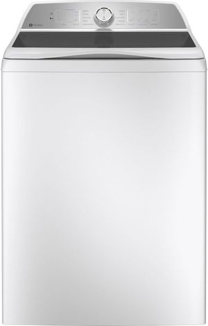 GE Profile™ 5.0 Cu. F.t White Top Load Washer with Microban Antimicrobial Technology