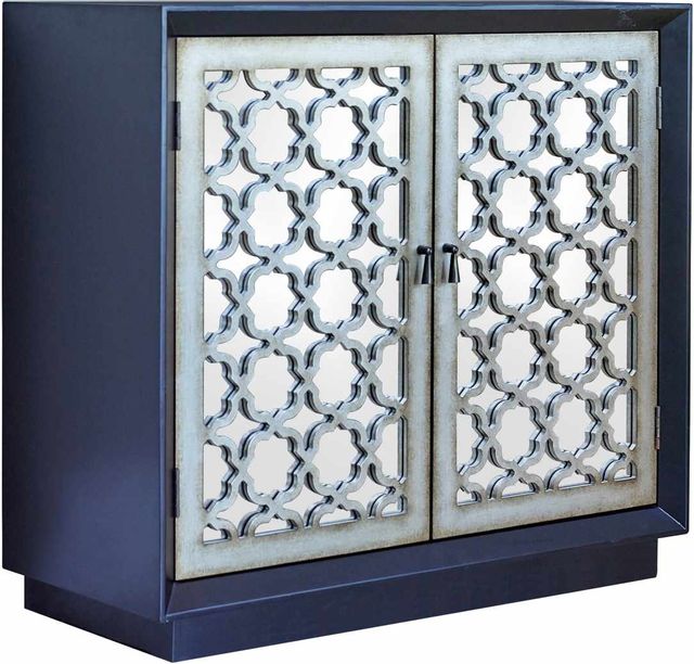 Coaster® Black 2-Door Accent Cabinet
