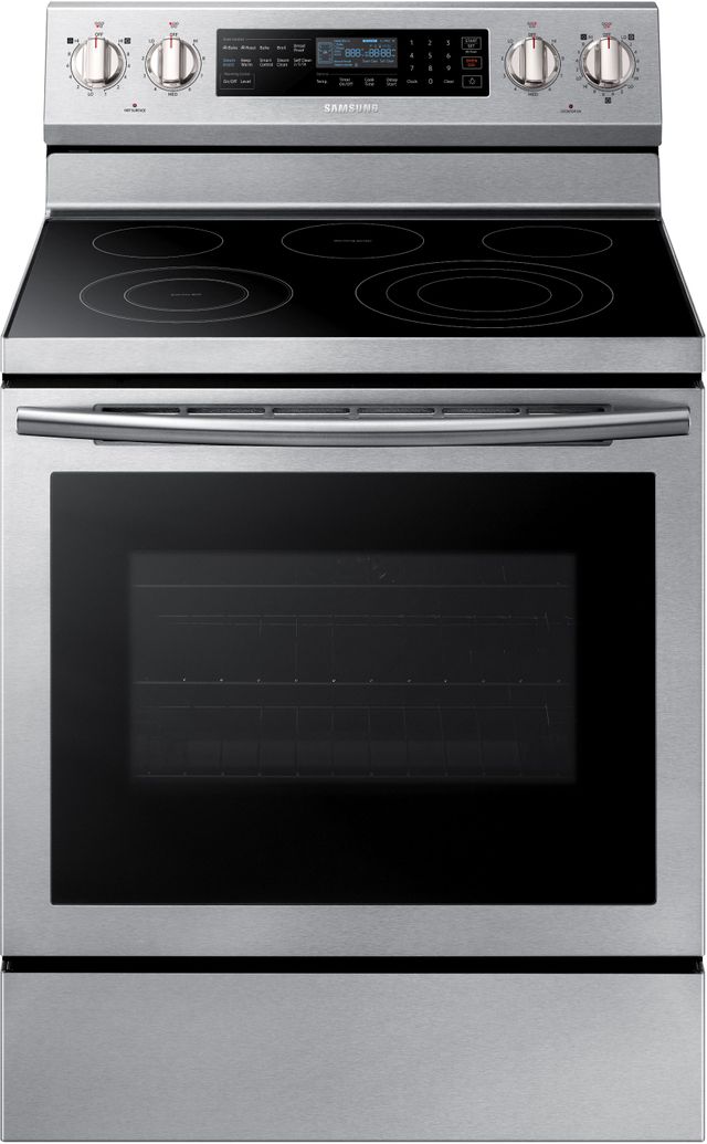 Samsung 30" Free Standing Electric Range-Stainless Steel-0
