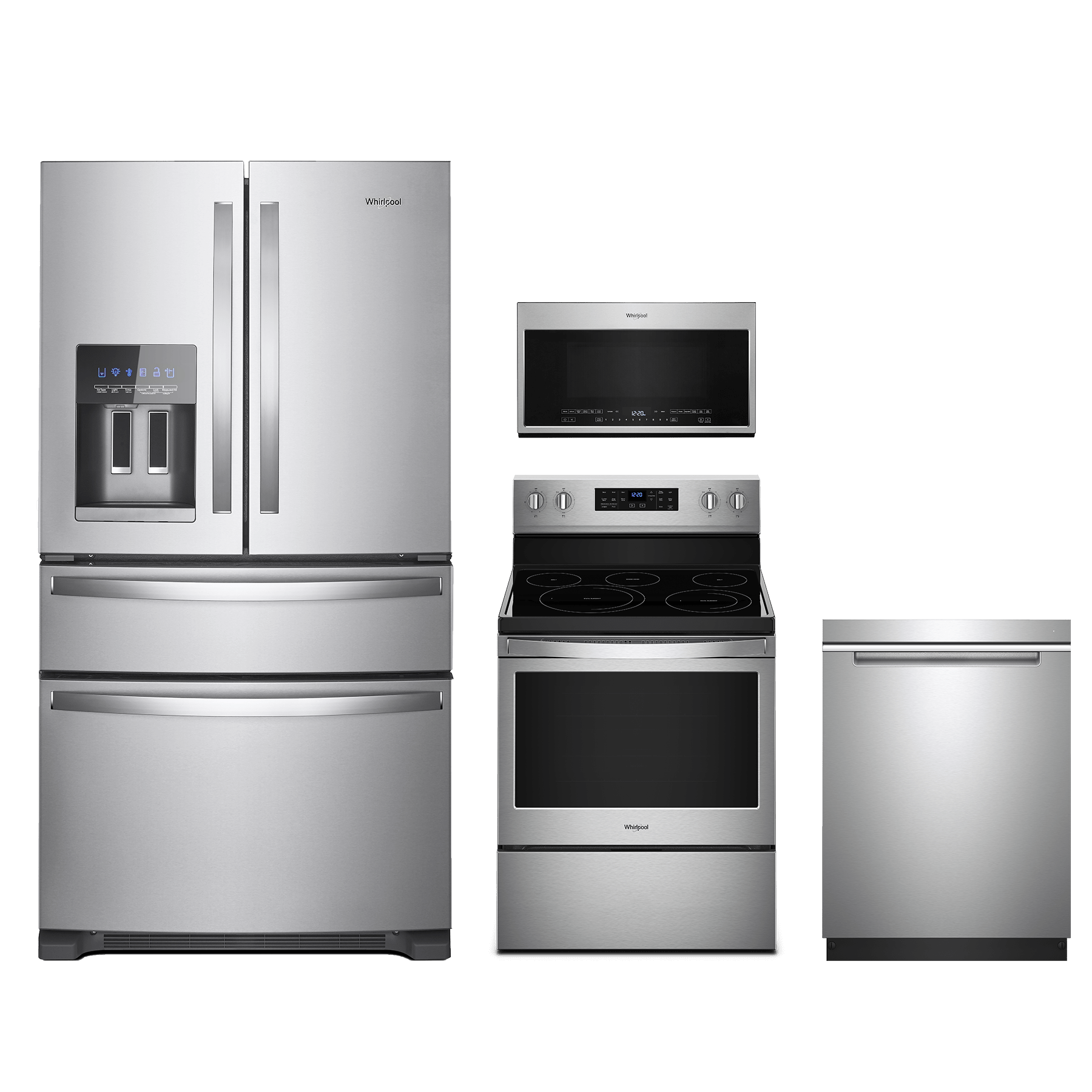 Whirlpool® 4 Piece Kitchen Package-Stainless Steel Doyon's Appliance ...