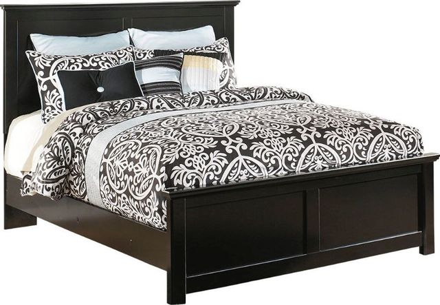 Signature Design by Ashley® Maribel 6-Piece Black Queen Panel Bed Set 1