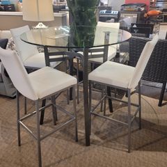 Amisco Bar Table & 4 Chairs