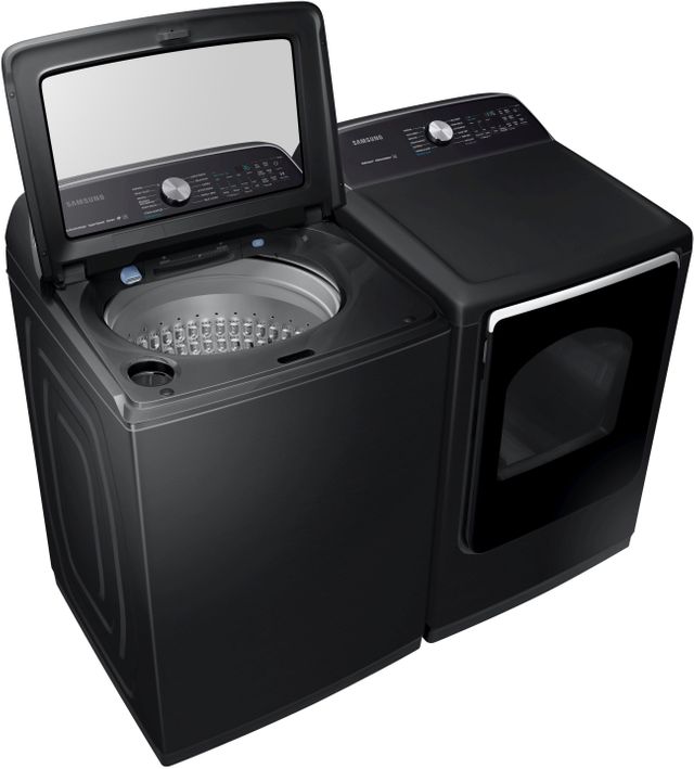 Samsung 5.4 Cu. Ft. Fingerprint Resistant Black Stainless Steel Top Load Washer 2
