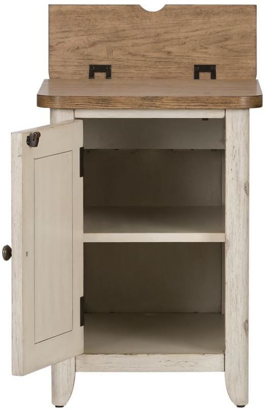 Liberty Farmhouse Reimagined Charging Station Side Table-1