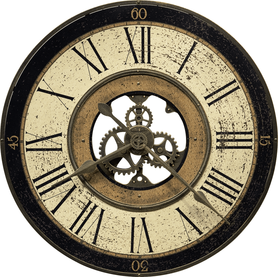 Howard Miller® Brass Works 32" Antique Brass Gallery Wall Clock