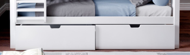 M3 Furniture White Under-Bed Storage Drawers-0