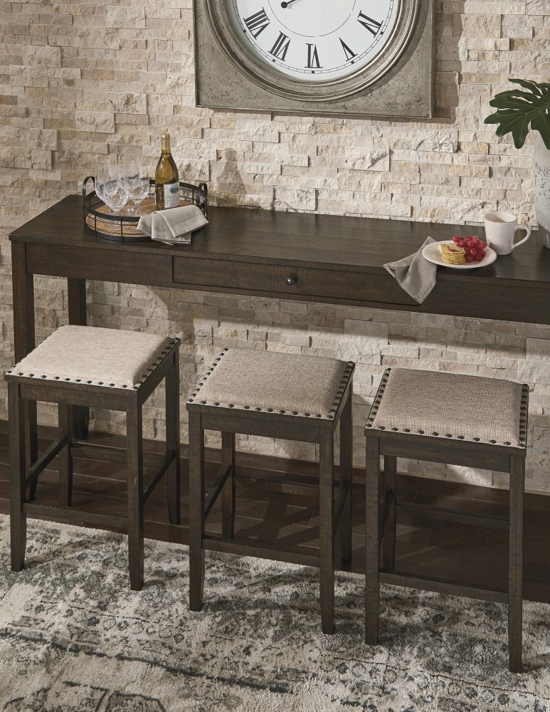 Signature Design By Ashley® Rokane 4-Piece Brown Counter Height Dining ...