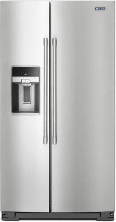 Maytag® 20.6 Cu. Ft. Fingerprint Resistant Stainless Steel Counter Depth Side By Side Refrigerator-MSC21C6MFZ