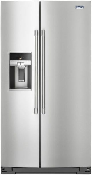 Maytag® 20.6 Cu. Ft. Fingerprint Resistant Stainless Steel Counter Depth Side By Side Refrigerator