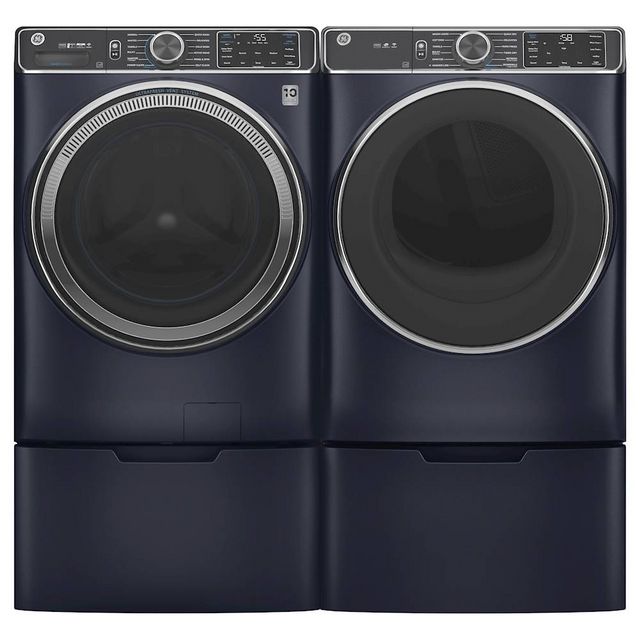 GFW850SPNRS | GFD85ESPNRS - GE Front Load Laundry Pair With a 5.0 Cu Ft ...