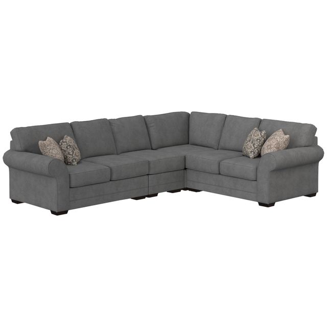England Furniture Brantley Brevard Grey 4-Piece Sectional Sofa-1
