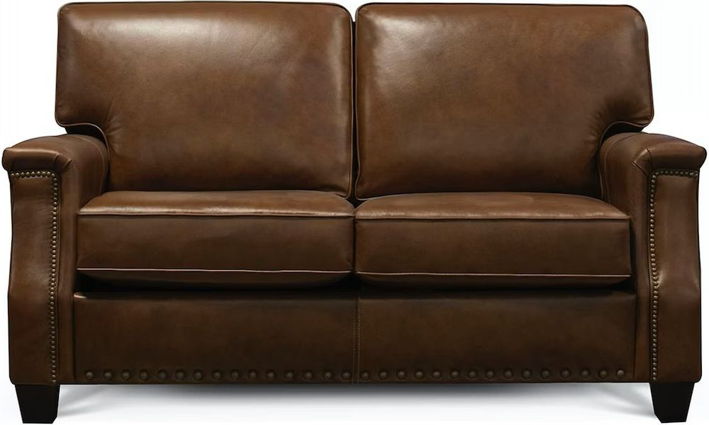 Leather loveseat deals with nailhead trim