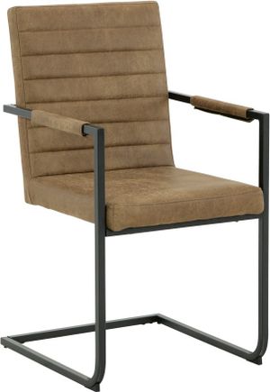 Signature Design by Ashley® Strumford Black/Caramel Dining Arm Chair - Set of 2