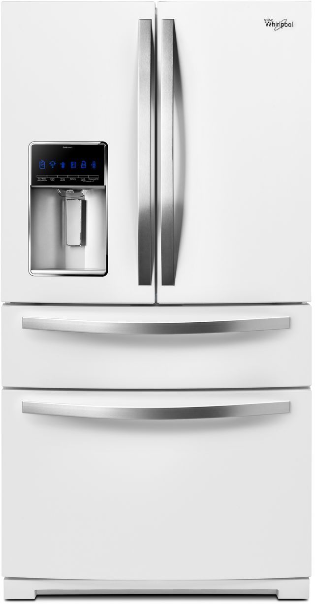 Whirlpool® 24.7 Cu. Ft. French Door Refrigerator-White Ice 0