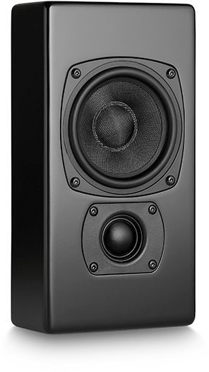 M&K Sound® 4" Black On-Wall Speaker 2