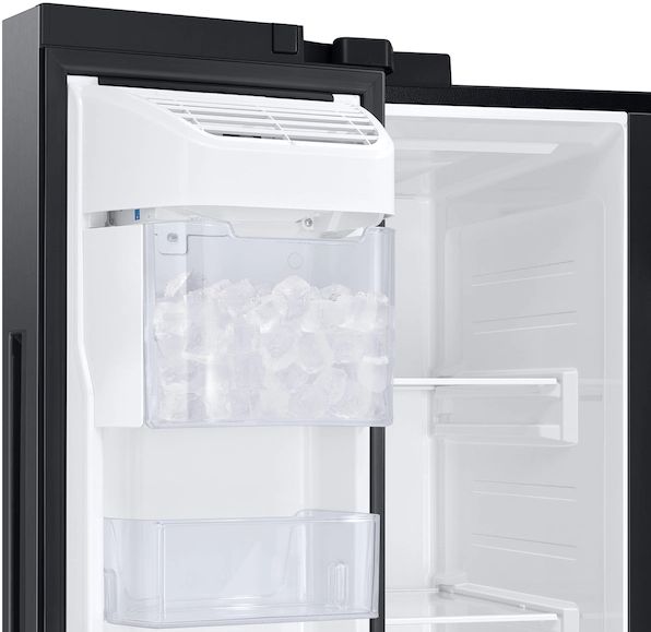 Samsung 22.6 Cu. Ft. Fingerprint Resistant Black Stainless Steel Counter Depth Side-by-Side Refrigerator 6