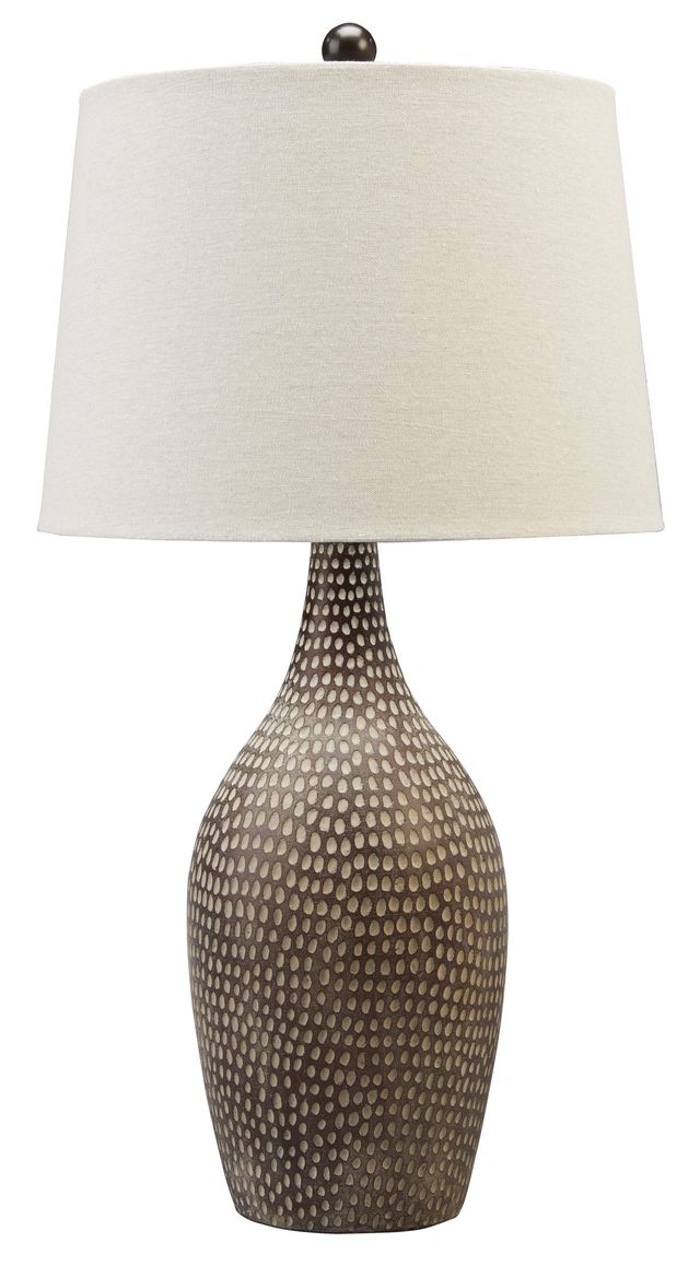 Signature Design by Ashley® Laelman Set of 2 Brown/Gray Table Lamp-1