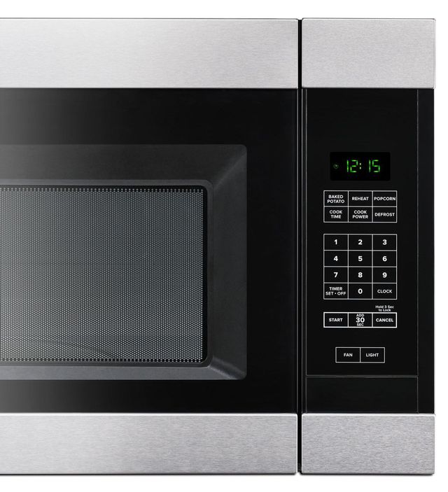 Amana® 1.6 Cu. Ft. Stainless Steel Over the Range Microwave 3