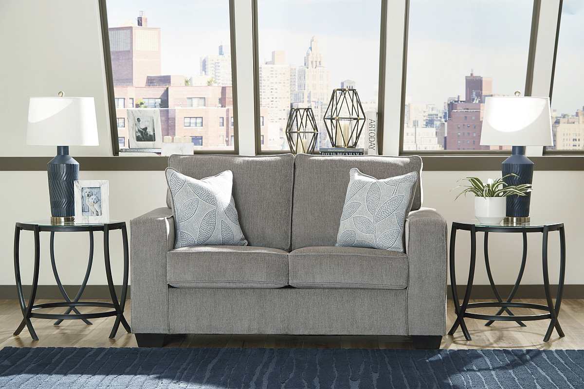 Signature Design By Ashley® Altari Alloy Sofa And Loveseat-8721438+35 ...