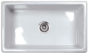 Rohl® Shaws Original 30" Undermount Kitchen Sink-White