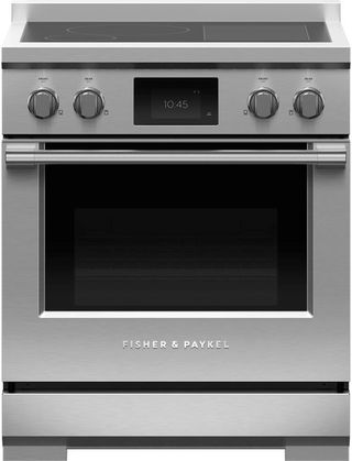 Fisher & Paykel Series 9 30" Stainless Steel Free Standing Professional Electric Induction Range