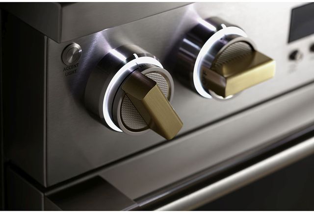 Monogram® Statement Collection 48" Stainless Steel Pro Style Dual Fuel Range 8