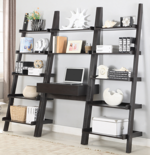 Coaster® Bower 3-Piece Cappuccino Ladder Desk Set