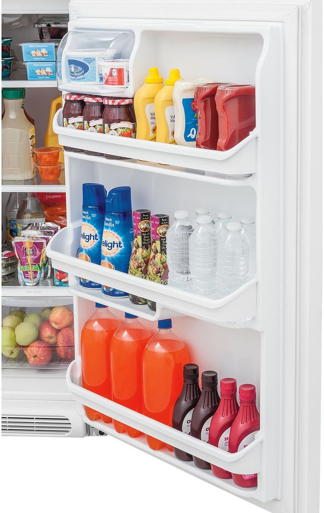 Frigidaire® 20.4 Cu. Ft. White Top Freezer Refrigerator 9