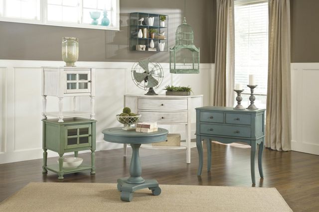 Signature Design by Ashley® Mirimyn Teal Accent Table 6
