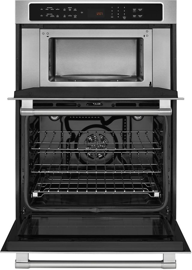 Maytag® 30" Fingerprint Resistant Stainless Steel Electric Built In Oven/Micro Combo-1