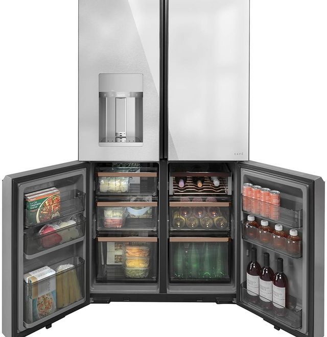 Réfrigérateur à portes françaises de 36 po Café™ de 27,4 pi³ - Verre platine 2