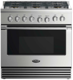 DCS 36" Free Standing Gas Range-Stainless Steel