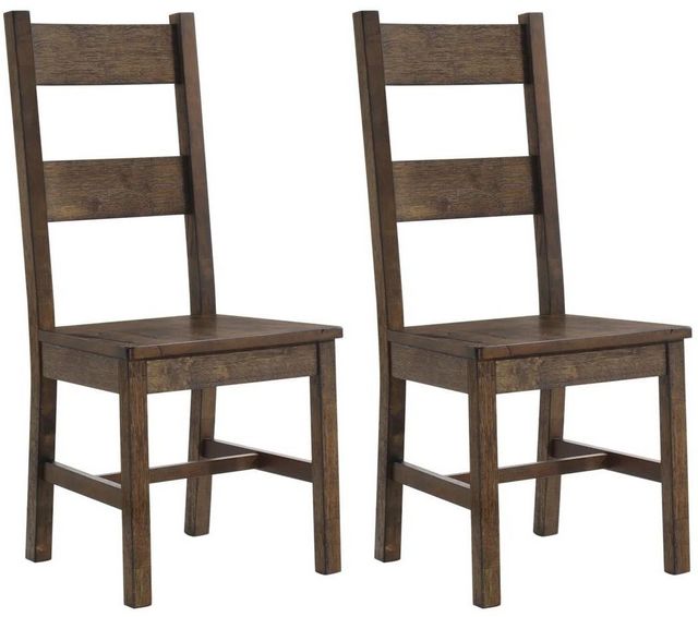 Coaster® Coleman 2-Piece Gold Brown Dining Chairs-0
