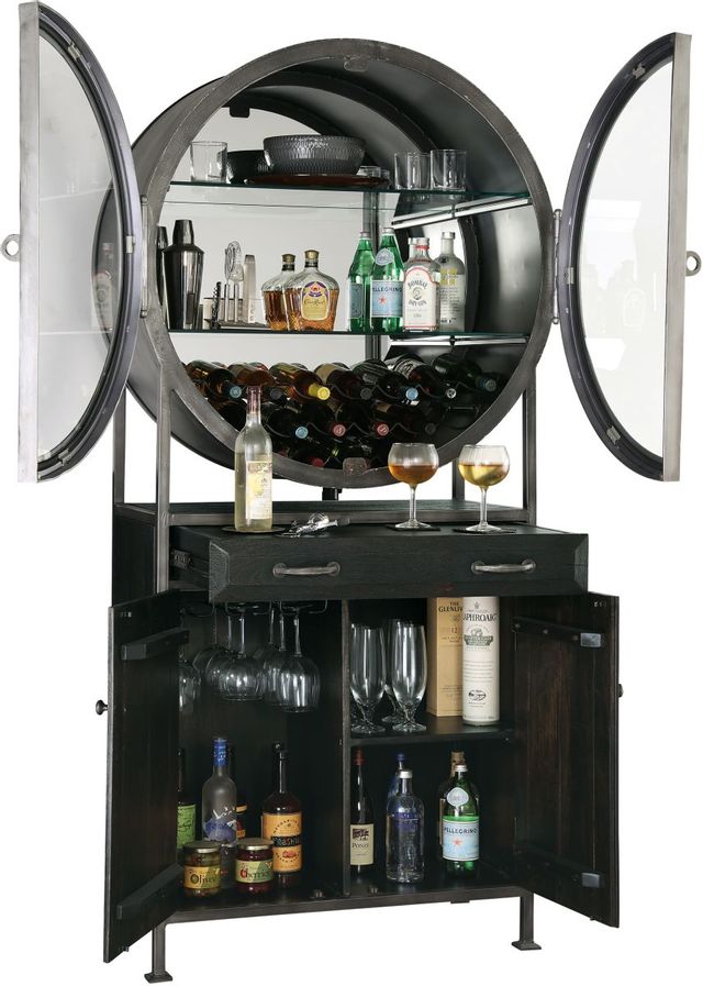 Milana Bar and Wine Cabinet (Grey)-3