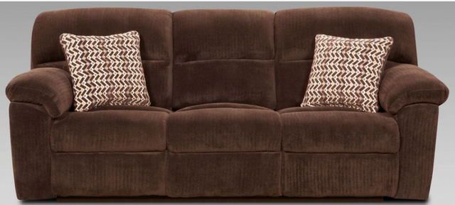 Affordable Furniture Chevron Mink Reclining Sofa