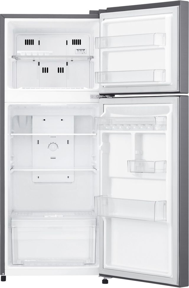 LG 6.6 Cu. Ft. Platinum Silver Counter Depth Top Freezer Refrigerator 1
