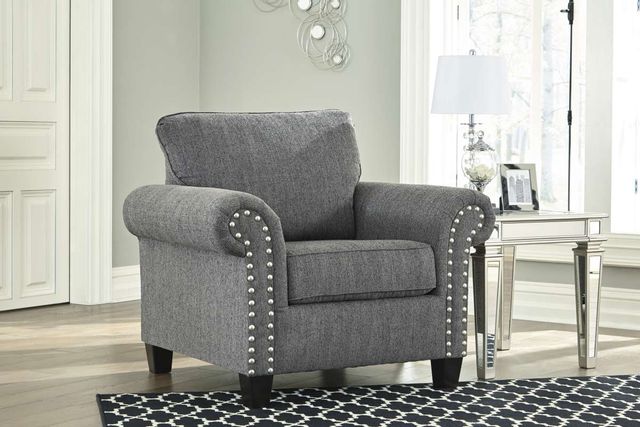 Benchcraft® by Ashley® Agleno Charcoal Accent Chair 1