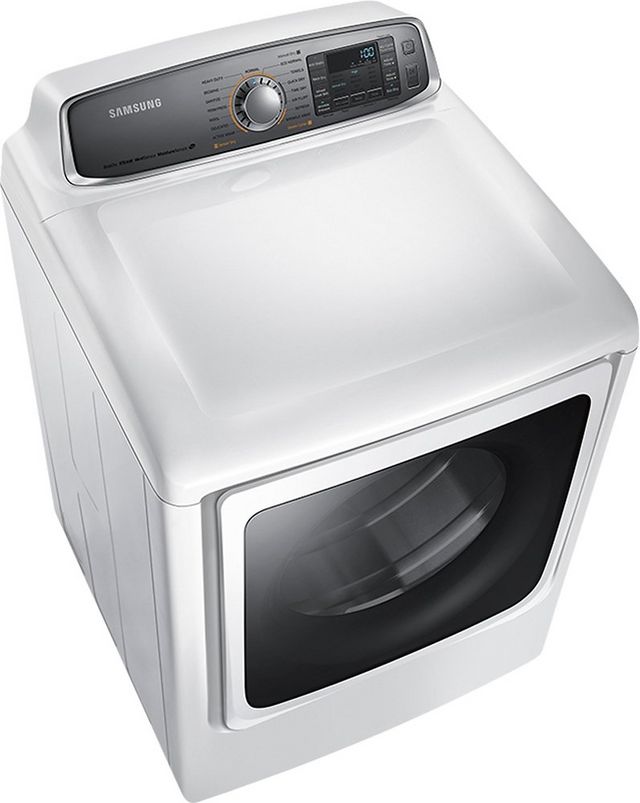 Samsung 9000 Series 9.5 Cu. Ft. White Front Load Electric Dryer 2