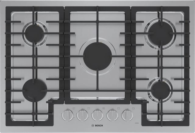 Bosch® 500 Series 30" Stainless Steel Gas Cooktop