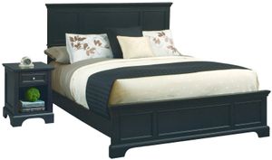 homestyles® Bedford 2 Piece Black Queen Bed Set