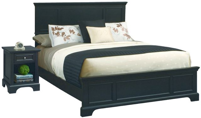homestyles® Ashford 2 Piece Black Queen Bed Set 0