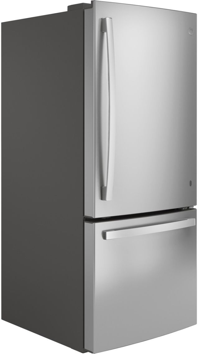GE® 30 in. 21.0 Cu. Ft. Fingerprint Resistant Stainless Steel Bottom Freezer Refrigerator-1