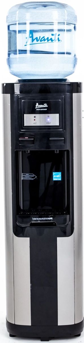 Avanti® 12.25" Brushed Stainless Steel Hot and Cold Water Dispenser 1